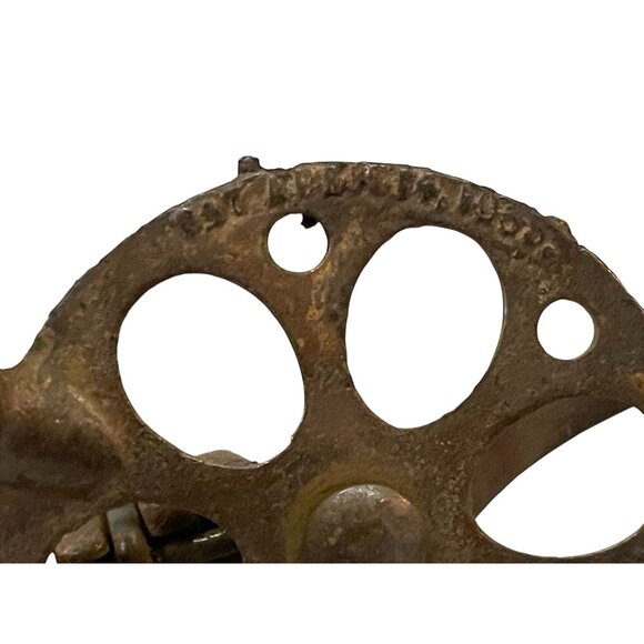 Vintage Primitive Hand Mixer Egg Beater Used - Picture 9 of 12